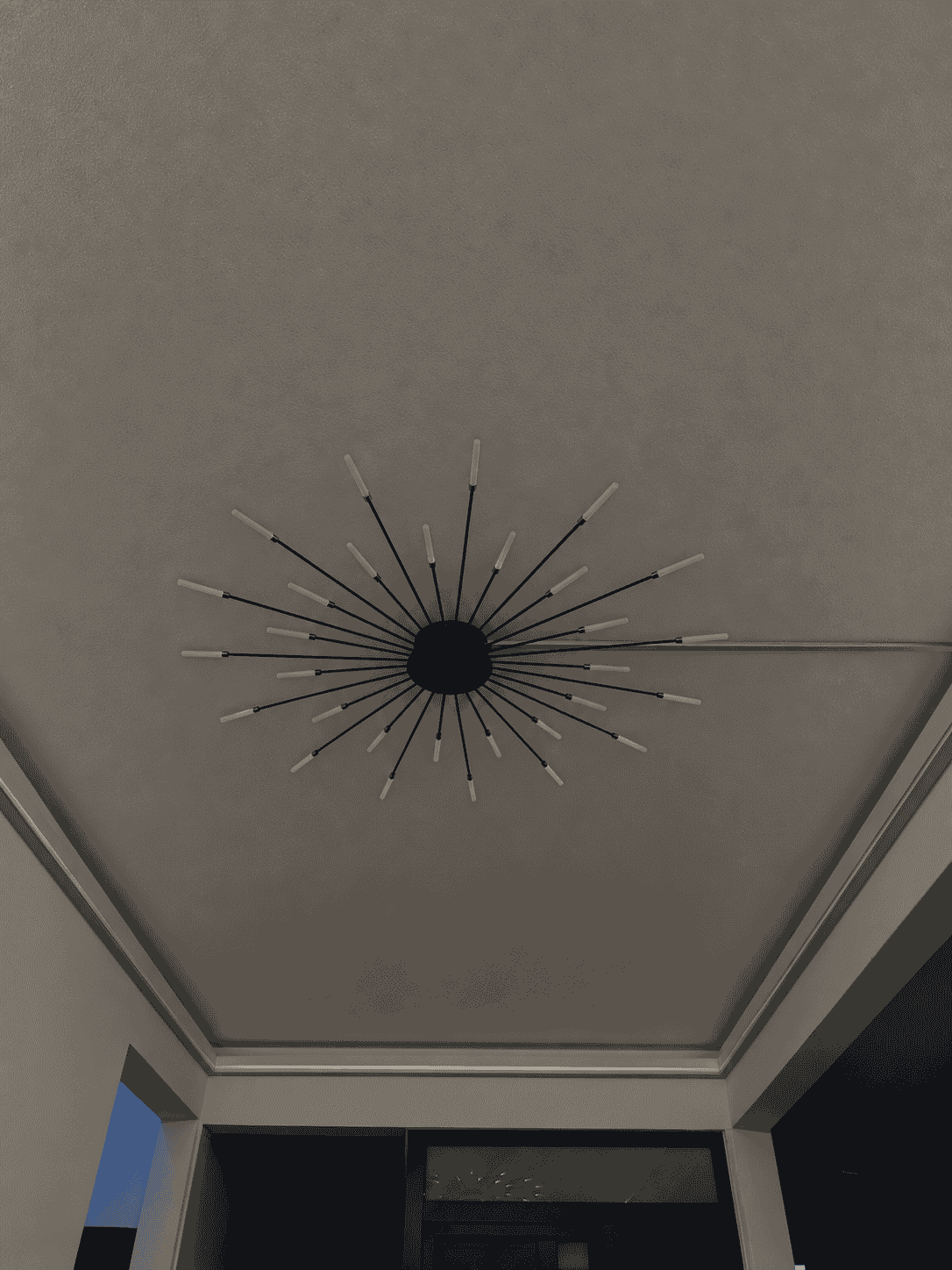 Chandelier Lighting after installation